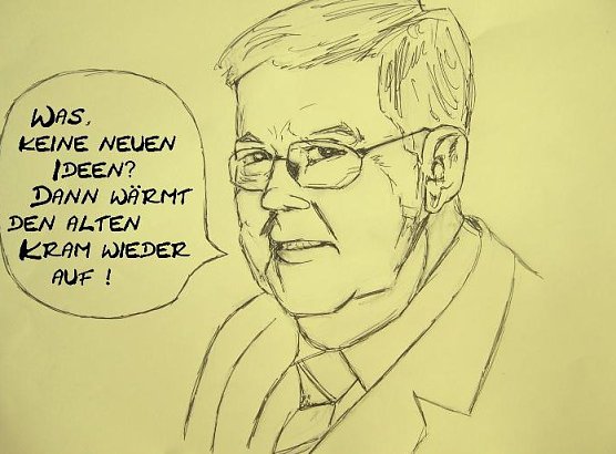 Karikatur (Foto: H. Buntfu&szlig;)