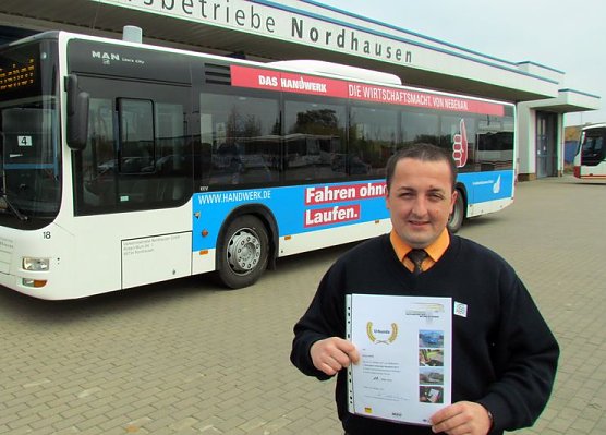 Er geh&ouml;rt zu den Besten (Foto: Stadtwerke Nordhausen)