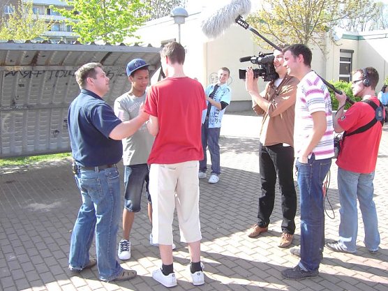 Das Fernsehen war da (Foto: JKH)