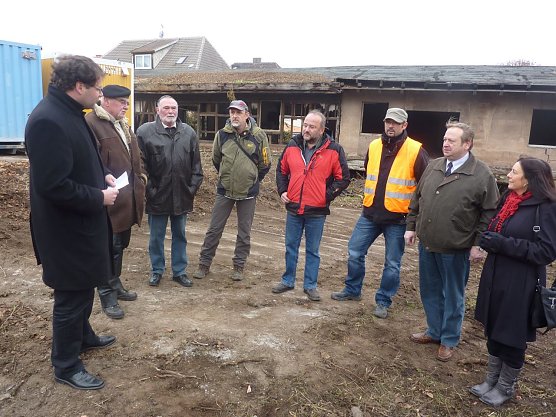 Der Bleicher&ouml;der B&uuml;rgermeister samt G&auml;sten (Foto: Elvira Kagelmacher)