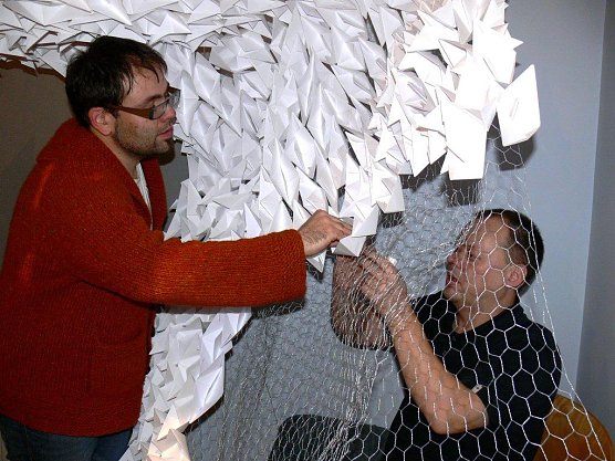 Kunst ist auch harte Arbeit (Foto: Birgit Susemihl)