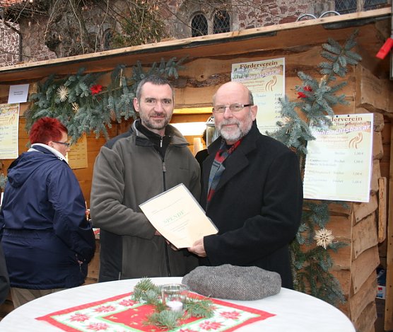 Dank an die Spender (Foto: privat) Dank an die Spender (Foto: privat)