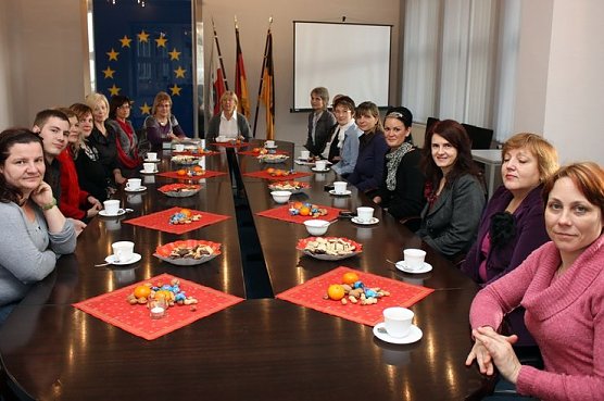 G&auml;ste aus Lettland (Foto: P. Grabe)