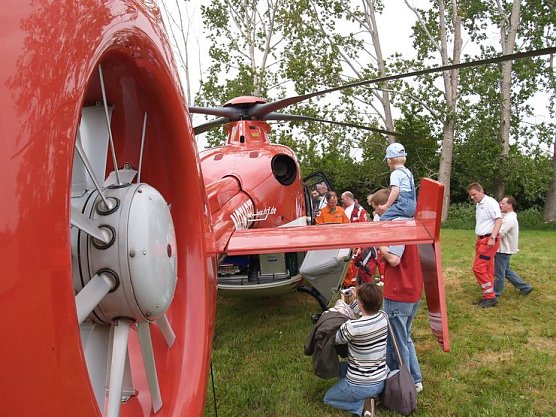 Rettung aus der Luft (Foto: nnz)