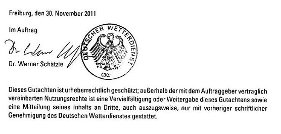 Gutachten (Foto: privat)