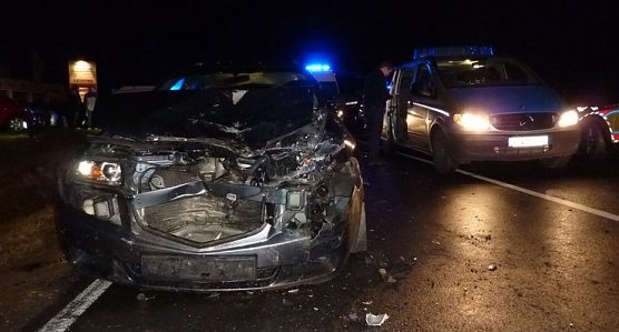 Unfall zwischen Nordhausen und Bielen (Foto: nnz)