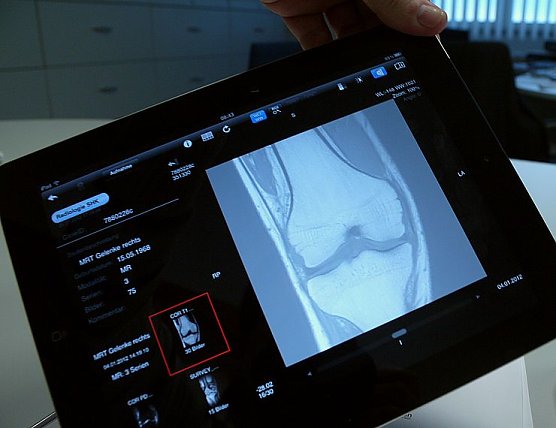 Alle Infos auf dem iPad (Foto: SHK)