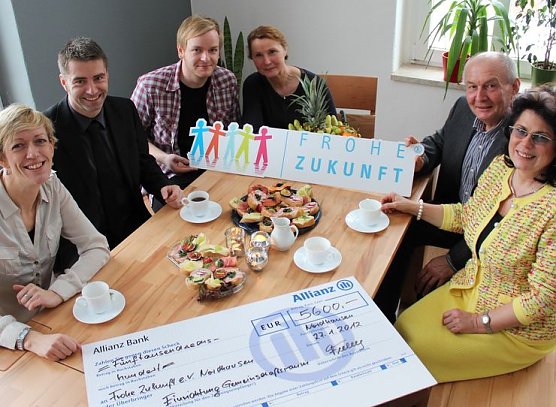 Spende beim Fr&uuml;hst&uuml;ck (Foto: privat)