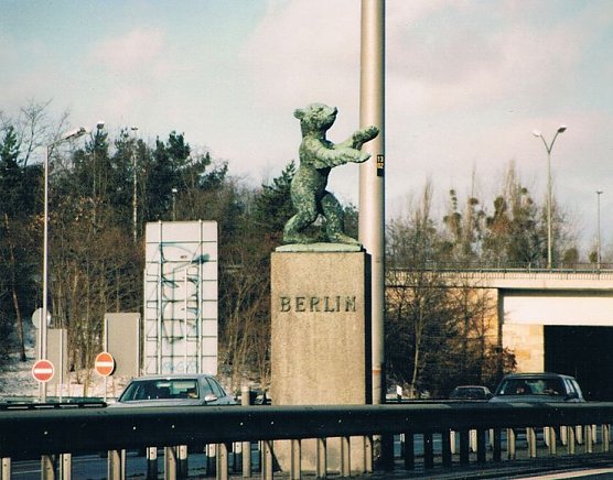 B&auml;r an der Stadtautobahn (Foto: privat)