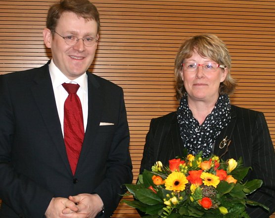 Erster Arbeitstag f&uuml;r Inge Klaan (Foto: privat)