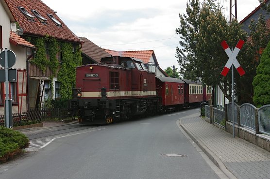 In der Kirchgasse von Wernigerode (Foto: HSB) In der Kirchgasse von Wernigerode (Foto: HSB)