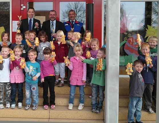 Oster-Überraschung in Heringen (Foto: privat) Oster-Überraschung in Heringen (Foto: privat)