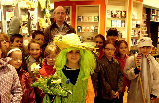 St&auml;ndchen im Buchhaus (Foto: privat)