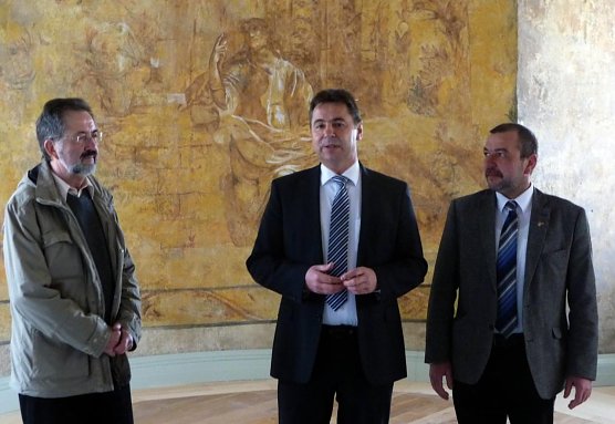 Wandgem&auml;lde restauriert (Foto: H. Kneffel)