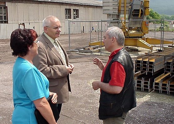 Bürgermeister zu Besuch (Foto: GVS) Bürgermeister zu Besuch (Foto: GVS)