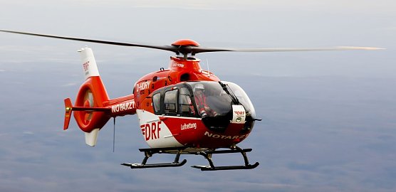 "Christoph 37" in der Luft (Foto: DRF) "Christoph 37" in der Luft (Foto: DRF)