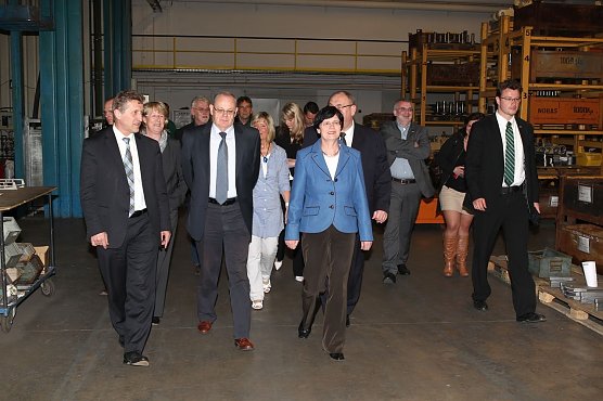 Montagehallen besichtigt (Foto: nnz) Montagehallen besichtigt (Foto: nnz)