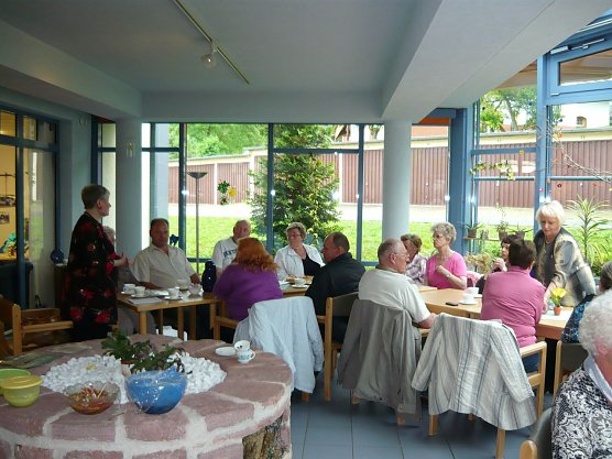 Anni Buntrock begrüßt die Mitglieder (Foto: D. Buchardt) Anni Buntrock begrüßt die Mitglieder (Foto: D. Buchardt)