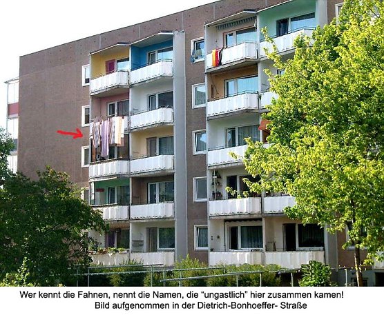 Beflaggung in Nordhausen (Foto: nnz)