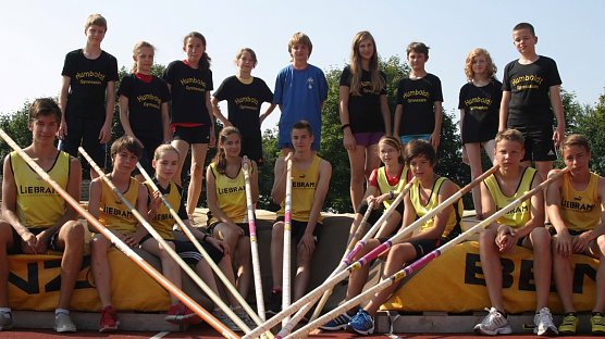 Hochgesprungen (Foto: M. Räcke) Hochgesprungen (Foto: M. Räcke)