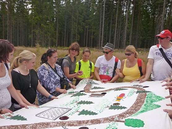 Mit der ganzen Familie (Foto: Nationalpark Harz)