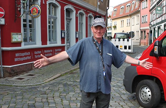 Veranstalter Heck: Hier wird abgesperrt (Foto: nnz) Veranstalter Heck: Hier wird abgesperrt (Foto: nnz)