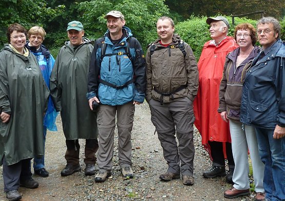 Trotz Regen gewandert (Foto: J. Jauer)