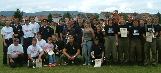 Angetreten zum Gruppenbild (Foto: Liesegang)