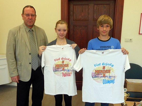 Verabschiedet (Foto: H. Roeder)