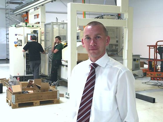 W&ouml;nnmann in der neuen Halle (Foto: nnz)