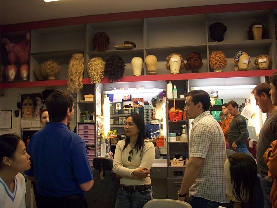 Hinter die Kulissen geblickt (Foto: J. Piper) Hinter die Kulissen geblickt (Foto: J. Piper)