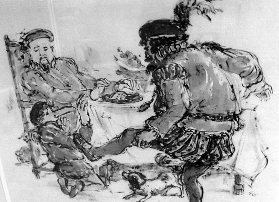 Ausstellung wird vorbereitet (Foto: Gemeinde Görsbach) Ausstellung wird vorbereitet (Foto: Gemeinde Görsbach)