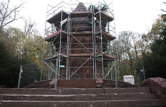 Sanierung hat begonnen (Foto: I. Bergmann)
