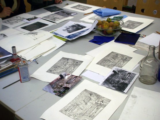 Neuer Kurs bei J&uuml;rgen Rennebach (Foto: Jugendkunstschule)