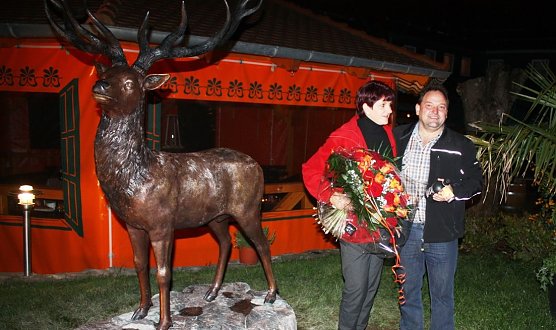 Skulptur zum Jubil&auml;um (Foto: E. Holstein)
