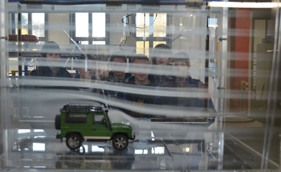 Green-Day im Windkanal (Foto: FHN) Green-Day im Windkanal (Foto: FHN)