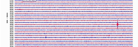 Seismogramm der Uni Leipzig (Foto: Uni Leipzig) Seismogramm der Uni Leipzig (Foto: Uni Leipzig)