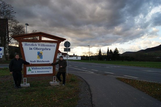 Ankündigung (Foto: M. Randel) Ankündigung (Foto: M. Randel)