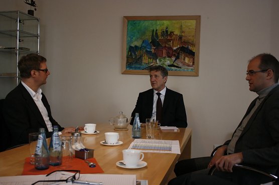 Besuch beim OB (Foto: privat) Besuch beim OB (Foto: privat)