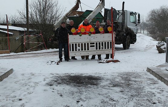 Brücke freigegeben (Foto: nnz) Brücke freigegeben (Foto: nnz)