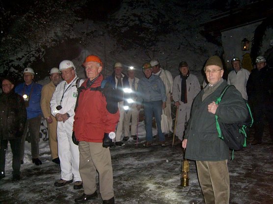Mettenschicht in der Langen Wand (Foto: M. Kappler) Mettenschicht in der Langen Wand (Foto: M. Kappler)