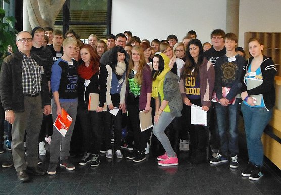 Besuch im Landtag (Foto: privat)