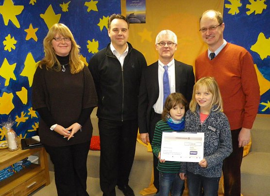 Spendenscheck übergeben (Foto: privat) Spendenscheck übergeben (Foto: privat)