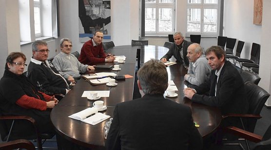 BI bei OB (Foto: P. Grabe|Stadtverwaltung Nordhausen)