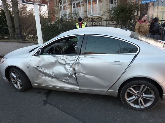 Nur Blechschaden (Foto: nnz)