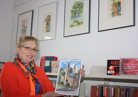 Die K&uuml;nstlerin (Foto: I. Bergmann|Stadtverwaltung Nordhausen)