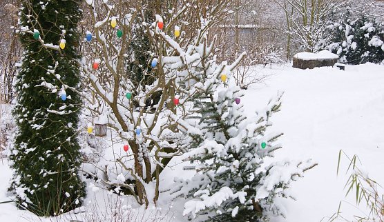 Schnee-Ostern in Obergebra (Foto: M. Randel)