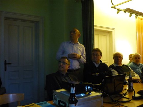 Vortrag im Geschichtsverein (Foto: privat) Vortrag im Geschichtsverein (Foto: privat)