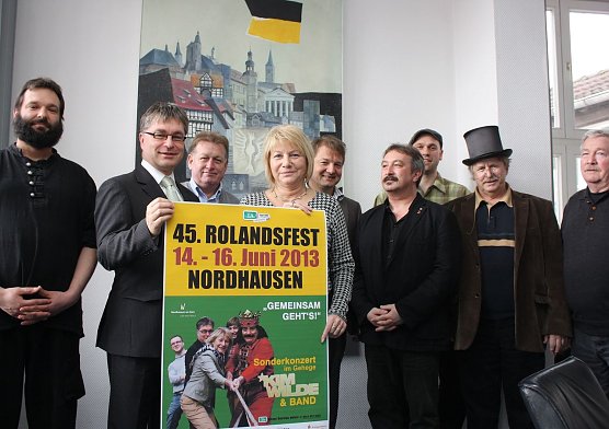 Alles klar f&uuml;r das Rolandsfest (Foto: Stadtverwaltung Nordhausen)