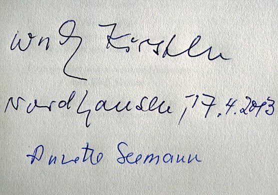 Namensz&uuml;ge der Herausgeber (Foto: Archiv Kneffel)